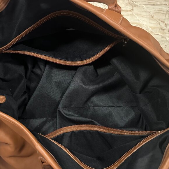 COACH Cabin Bag Medium 1997 British Tan 0502 Hang Tag Luggage ID Travel Duffle - Picture 13 of 16